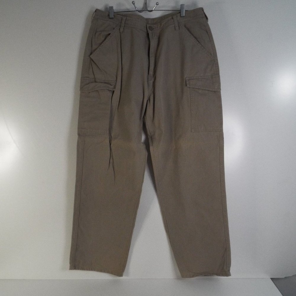 Vintage Polo Jeans Co. Ralph Lauren Tan Cargo Pants 38 X 32